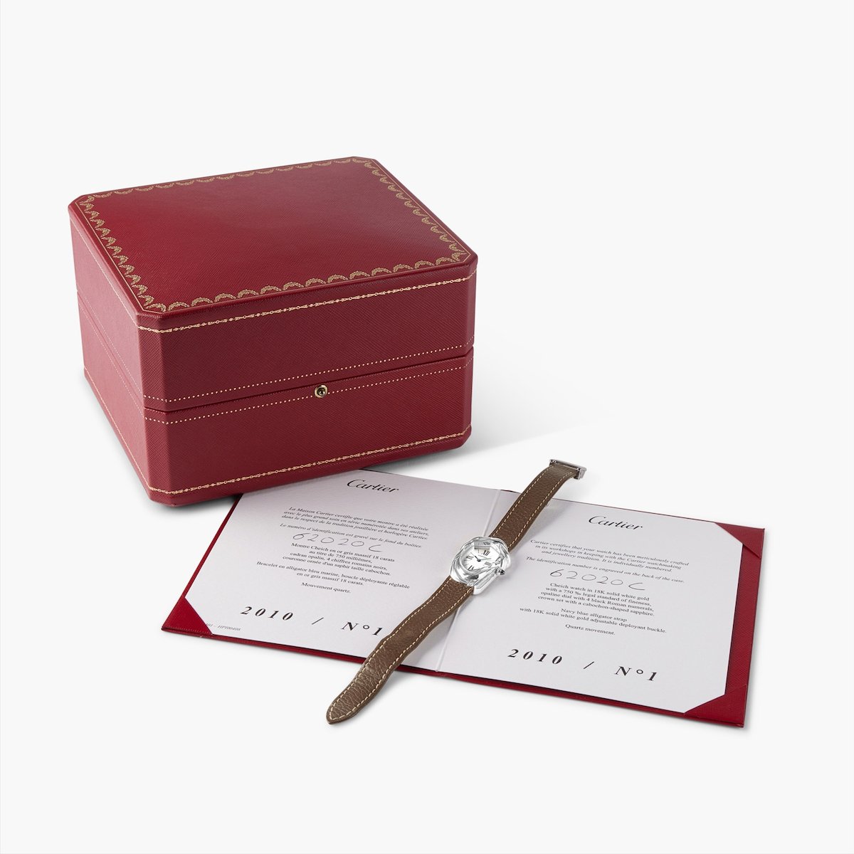 Watch Auctions: Unique White-Gold Cartier Cheich Sets a New
